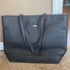 Thirty One Fashion Editor Tote Charcoal Grey